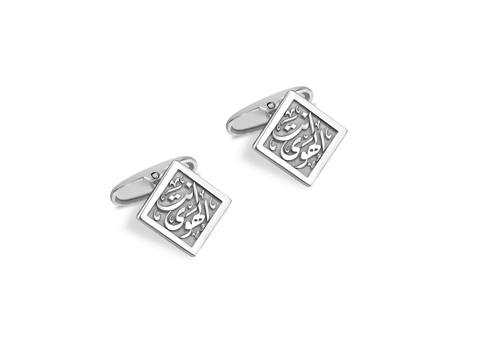 Dhat Silver Cufflinks