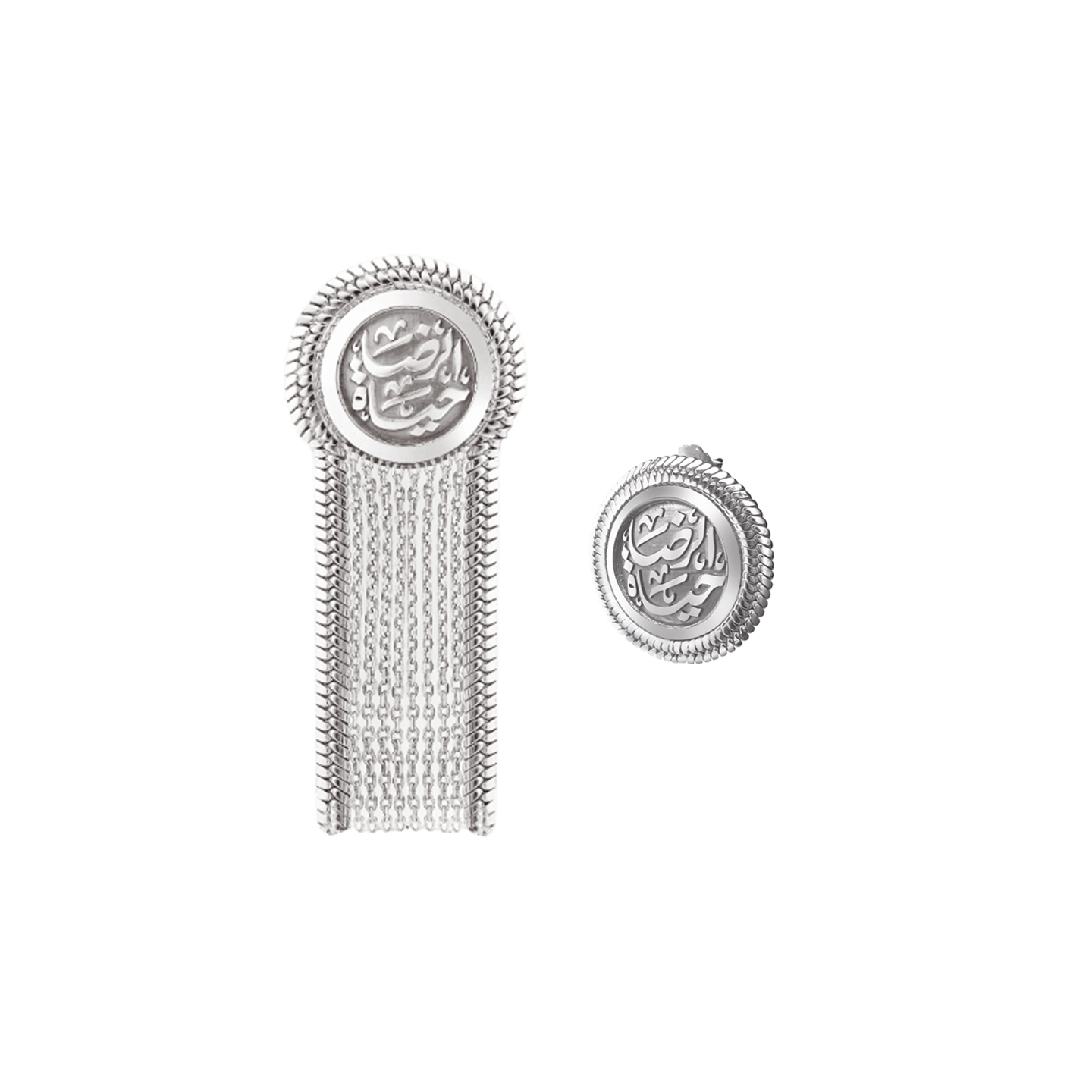 Zeena Mix and Match Silver Earrings